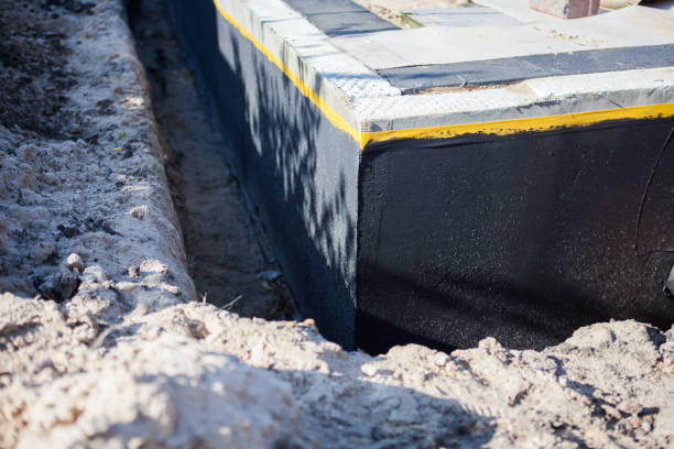 Residential Waterproofing installation at a Elk Grove Village, IL home by SJ Waterproofing Pros